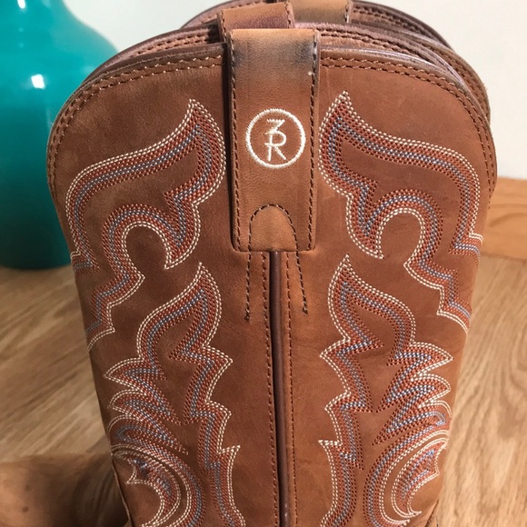 Brown Cowboy Boots (Tony Lama) - Picture 6 of 8